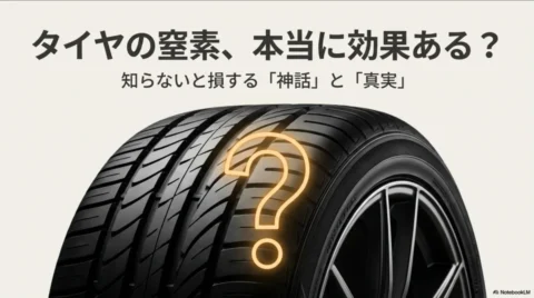 タイヤに窒素ガスは意味ない？嘘と言われる理由と燃費への効果