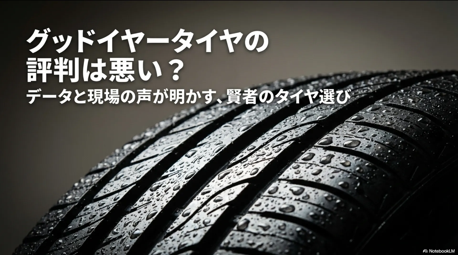 グッドイヤータイヤの評判は悪い？データと現場の声が明かす賢者のタイヤ選び