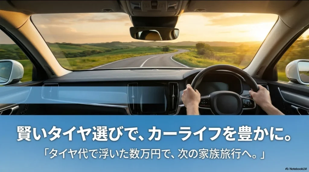タイヤ代を節約して家族旅行へ。賢いタイヤ選びがもたらすライフスタイルの豊かさ