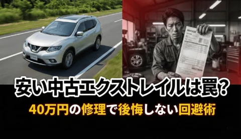 安い中古エクストレイルは罠？40万円の修理で後悔しない回避術
